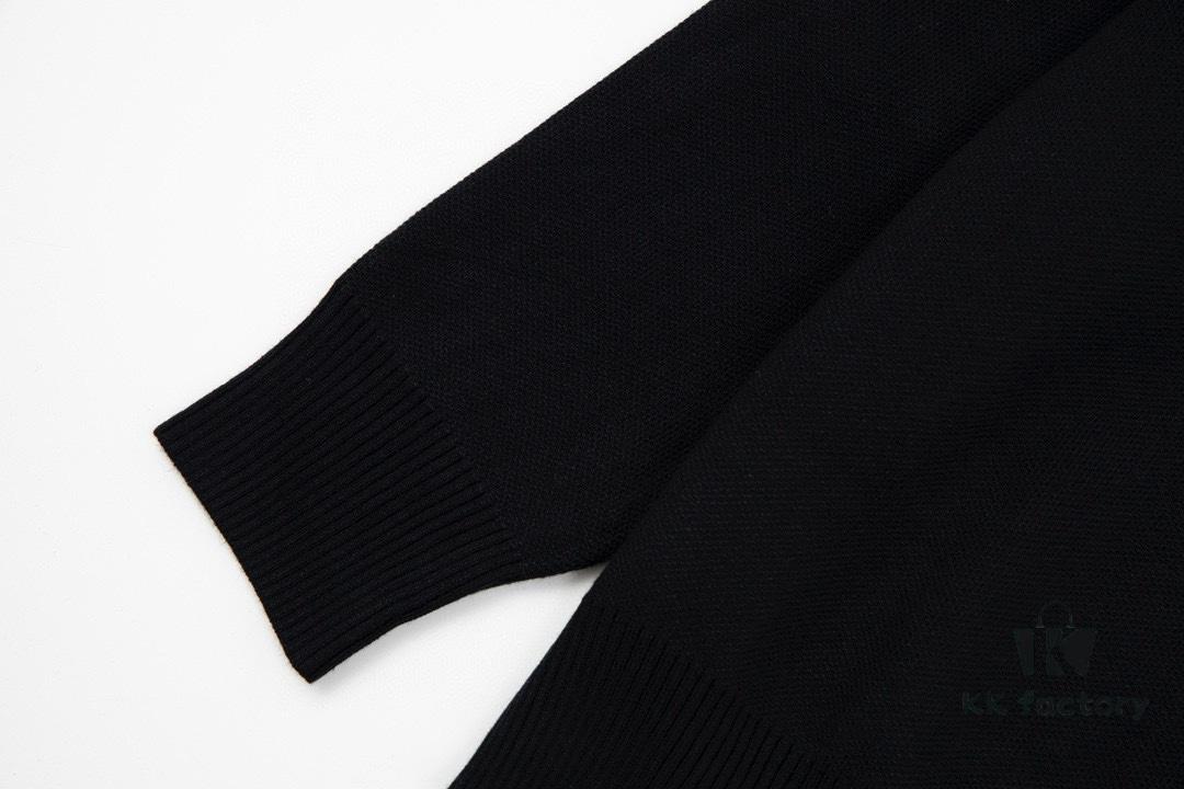 6931a10dccd8ab3d7af94f2a PRADA/Prada 22SS Triangular Logo Pocket Knitted Long-Sleeve Sweater
