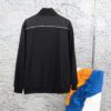 New PRADA Triangle Logo Patched Stand Collar Jacket Unisex Couples Style