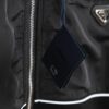 New PRADA Triangle Logo Patched Stand Collar Jacket Unisex Couples Style