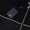 New PRADA Triangle Logo Patch Stand Collar Jacket Unisex Couple Style