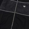 New PRADA Triangle Logo Patch Stand Collar Jacket Unisex Couple Style