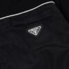 New PRADA Triangle Logo Patch Stand Collar Jacket Unisex Couple Style