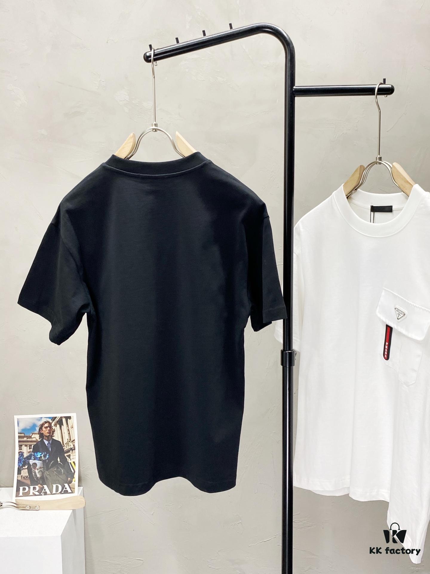 6931a10fccd8ab3d7af94f52 Prada Men's Casual Short-Sleeve T-Shirt, Exclusive New Arrival, Original Order, High-End Custom, Premium Quality, Fashionable and Versatile Bestseller