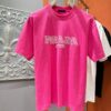 6931a111ccd8ab3d7af94f83 PRADA 2025 Spring/Summer New Short Sleeve T-Shirt! Runway Pattern Fashion Casual Tee with Designer Logo – Premium 260g 100% Cotton Fabric, Soft and Skin-Friendly, Exceptionally Comfortable and Breathable. Unisex Couple Style Redefines Modern Fashion Elegance. Exclusive High-End Collection, Distinguished from Market Versions