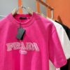 6931a112ccd8ab3d7af94f87 PRADA 2025 Spring/Summer New Short Sleeve T-Shirt! Runway Pattern Fashion Casual Tee with Designer Logo – Premium 260g 100% Cotton Fabric, Soft and Skin-Friendly, Exceptionally Comfortable and Breathable. Unisex Couple Style Redefines Modern Fashion Elegance. Exclusive High-End Collection, Distinguished from Market Versions