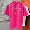 6931a112ccd8ab3d7af94f8b PRADA 2025 Spring/Summer New Short Sleeve T-Shirt! Runway Pattern Fashion Casual Tee with Designer Logo – Premium 260g 100% Cotton Fabric, Soft and Skin-Friendly, Exceptionally Comfortable and Breathable. Unisex Couple Style Redefines Modern Fashion Elegance. Exclusive High-End Collection, Distinguished from Market Versions