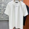 6931a113ccd8ab3d7af94f9e PRADA 2025 Spring/Summer New Short Sleeve T-Shirt! Runway Design Fashion Casual Tee with Signature Logo – Soft 100% Cotton, Unisex Loose Fit