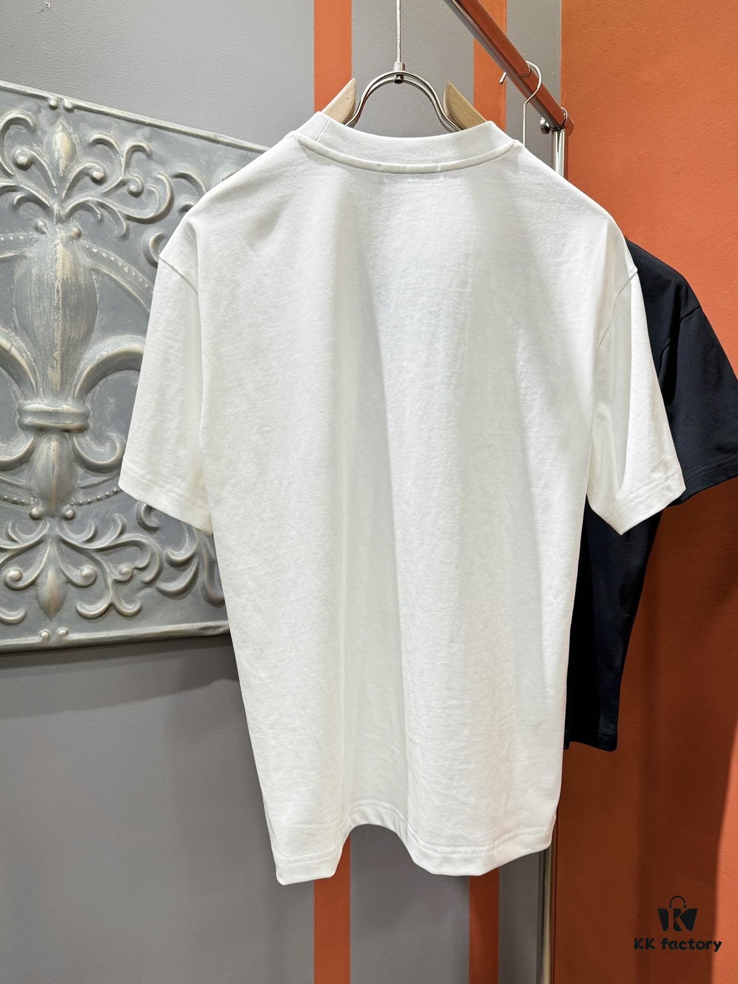 6931a113ccd8ab3d7af94fa6 PRADA 2025 Spring/Summer New Short Sleeve T-Shirt! Runway Design Fashion Casual Tee with Signature Logo – Soft 100% Cotton, Unisex Loose Fit