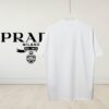6931a116ccd8ab3d7af94fcc Prada High-End SS25 Spring/Summer Collection, In-Store Exclusive, Premium Channel Release, Embroidered Logo Relief Series, Crew Neck Short-Sleeve T-Shirt with Slightly Relaxed Fit