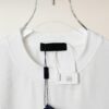 6931a116ccd8ab3d7af94fcd Prada High-End SS25 Spring/Summer Collection, In-Store Exclusive, Premium Channel Release, Embroidered Logo Relief Series, Crew Neck Short-Sleeve T-Shirt with Slightly Relaxed Fit