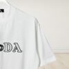6931a116ccd8ab3d7af94fce Prada High-End SS25 Spring/Summer Collection, In-Store Exclusive, Premium Channel Release, Embroidered Logo Relief Series, Crew Neck Short-Sleeve T-Shirt with Slightly Relaxed Fit