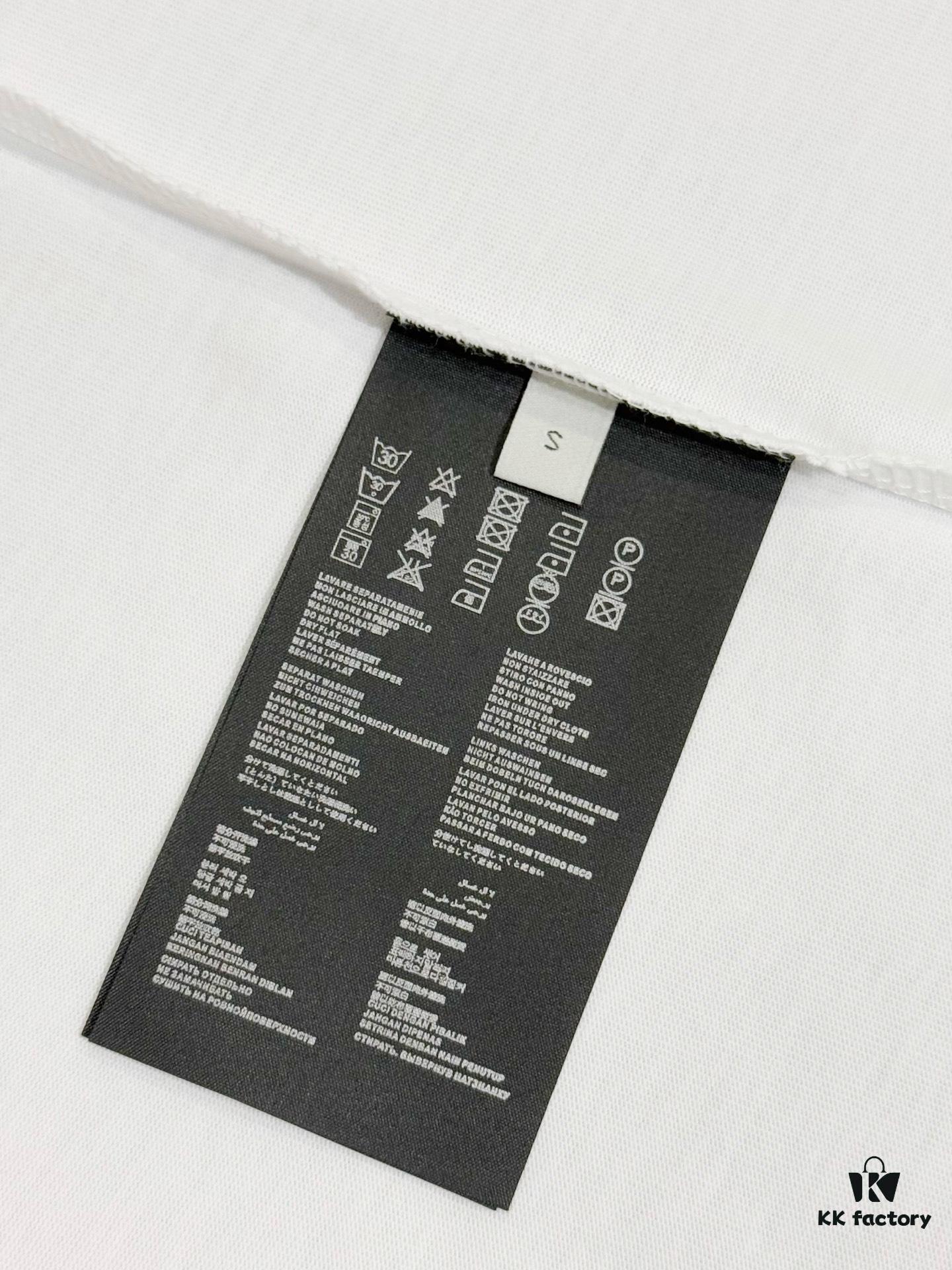 6931a116ccd8ab3d7af94fd3 Prada High-End SS25 Spring/Summer Collection, In-Store Exclusive, Premium Channel Release, Embroidered Logo Relief Series, Crew Neck Short-Sleeve T-Shirt with Slightly Relaxed Fit