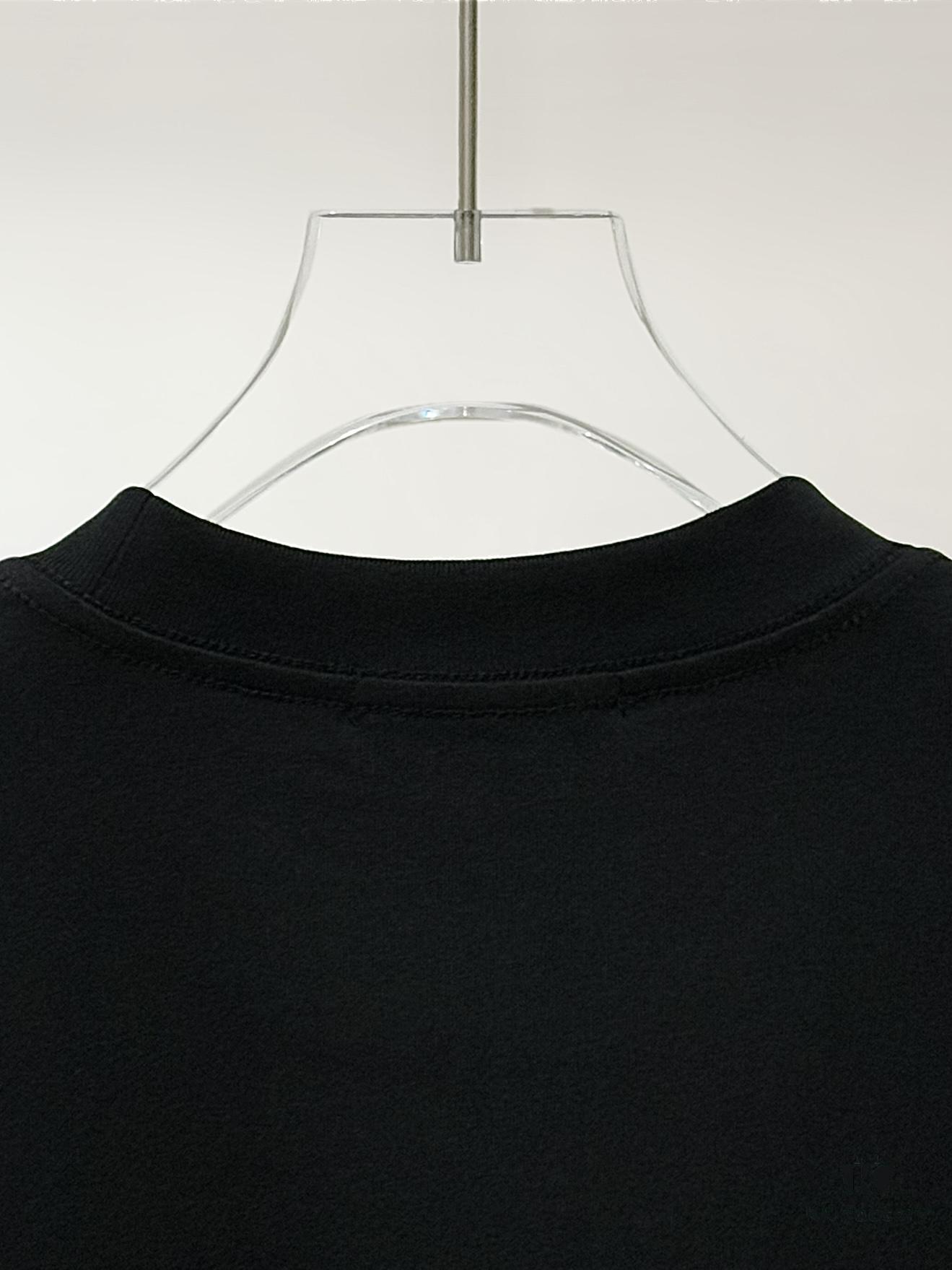 6931a117ccd8ab3d7af94fe4 Prada High-End SS25 Spring/Summer Collection, In-Store Retail Quality, Embroidered Relief Letter Design, Crew Neck Short-Sleeve T-Shirt with Slightly Loose Fit