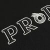 6931a117ccd8ab3d7af94fea Prada High-Version SS25 Spring/Summer Collection, In-Store Stock, Premium Channel Release, Embroidered Relief Letter Design, Crew Neck Short-Sleeve T-Shirt with Slightly Relaxed Fit