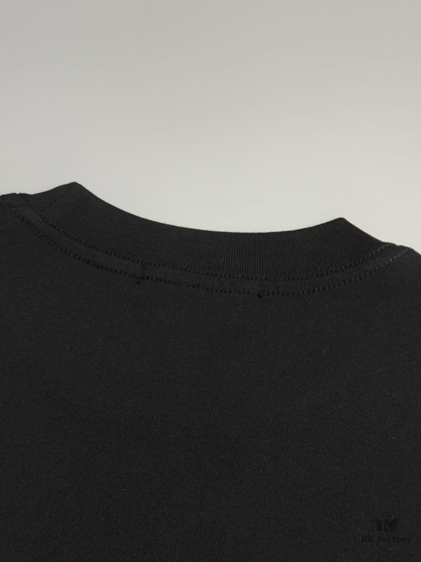 6931a117ccd8ab3d7af94fec Prada High-Version SS25 Spring/Summer Collection, In-Store Stock, Premium Channel Release, Embroidered Relief Letter Design, Crew Neck Short-Sleeve T-Shirt with Slightly Relaxed Fit