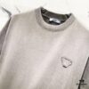 6931a118ccd8ab3d7af94ffc PRADA Washed 320g Short Sleeve T-Shirt with Minimalist Triangular Embroidered Logo