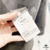6931a118ccd8ab3d7af95000 PRADA Washed 320g Short Sleeve T-Shirt with Minimalist Triangular Embroidered Logo