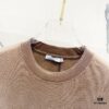 6931a119ccd8ab3d7af95007 PRADA/Prada 320g Washed Short-Sleeve T-Shirt with Minimalist Triangular Patch Embroidery Logo