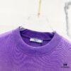 6931a119ccd8ab3d7af95011 PRADA/Prada 320g Washed Short Sleeve T-Shirt with Minimalist Triangular Logo Embroidery