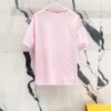 6931a119ccd8ab3d7af95014 PRADA/Prada 320g Washed Short-Sleeve T-Shirt with Minimalist Triangular Logo Embroidery