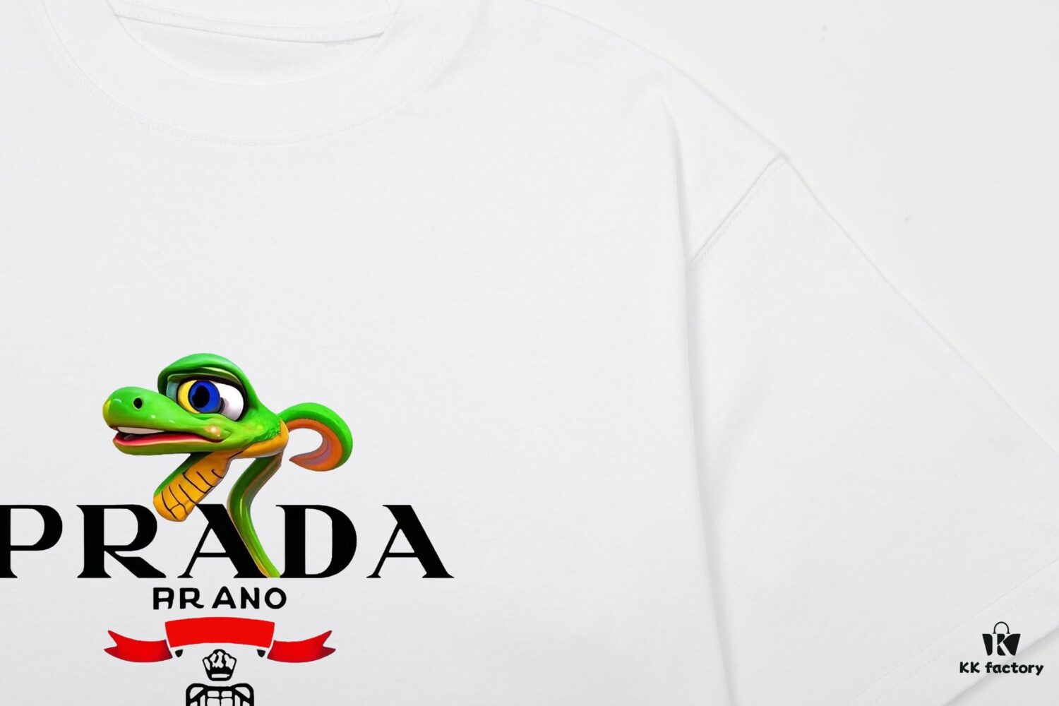 6931a11dccd8ab3d7af95061 PRADA*Prada* Loose Fit Printed Logo Design Spring Summer New Fashion Crew Neck Short Sleeve T-Shirt, Soft and Comfortable Unisex Wear, Versatile Casual Essential