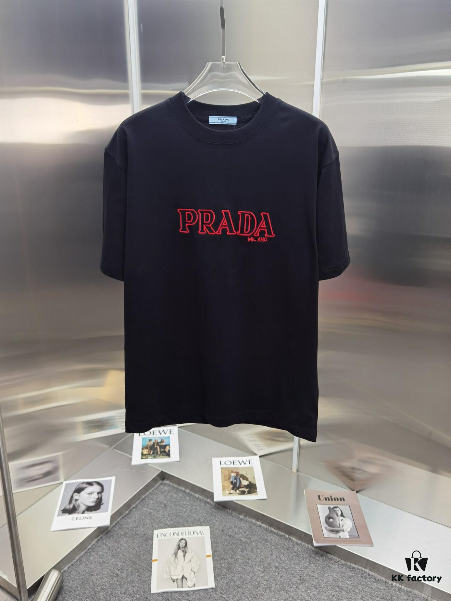 6931a11fccd8ab3d7af95086 PR*DA Embroidered Premium Version Short Sleeve T-Shirt (Unisex)