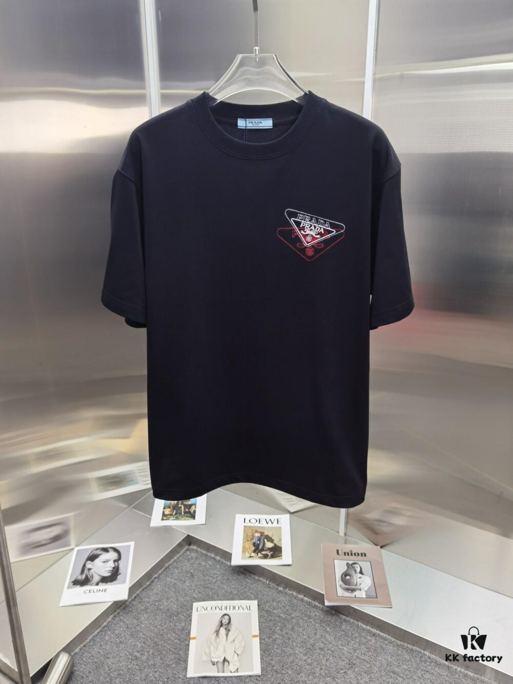 6931a120ccd8ab3d7af9509e PR*DA Embroidered Premium Version Short Sleeve T-Shirt (Unisex Design)