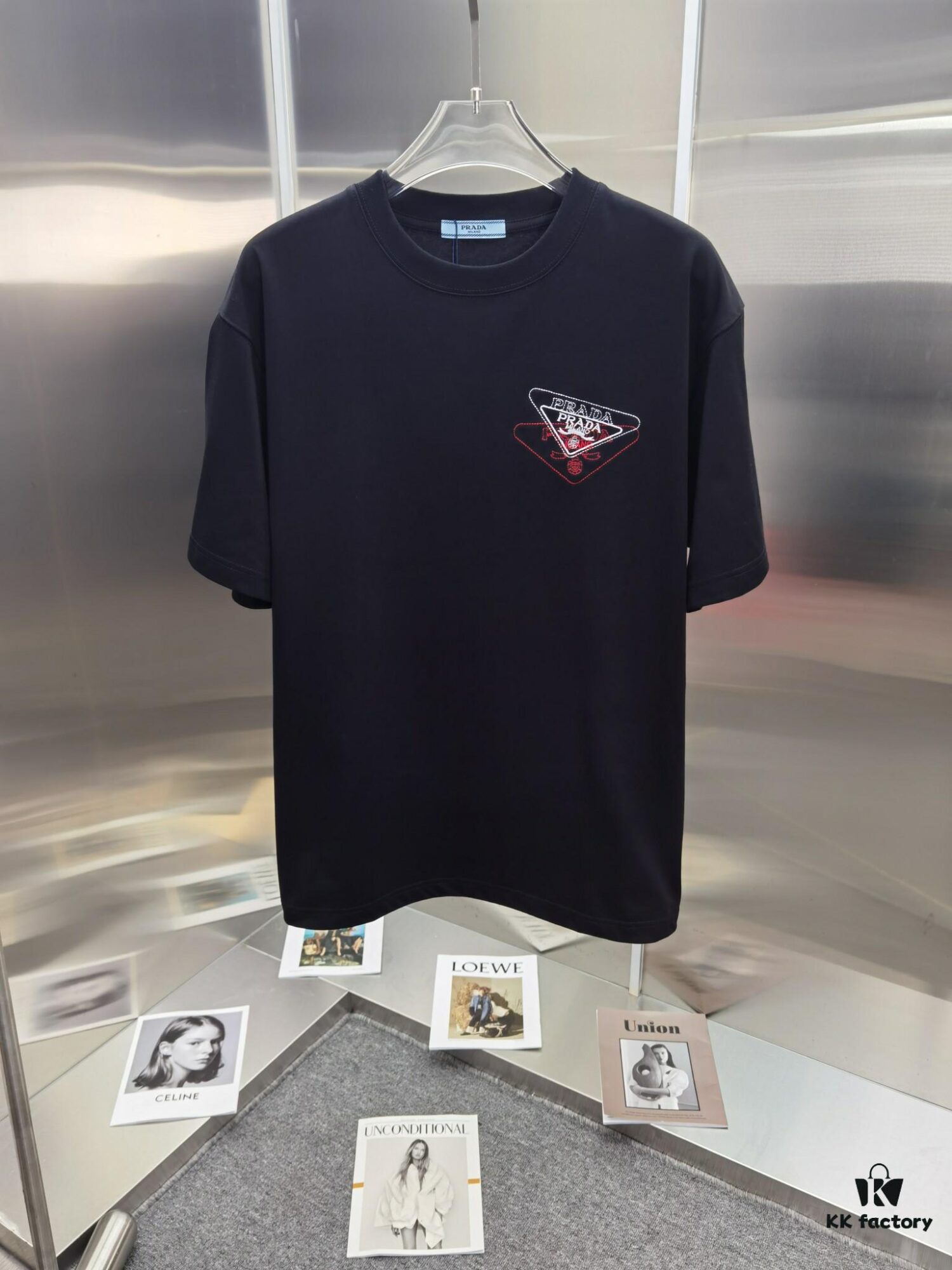 6931a120ccd8ab3d7af9509e PR*DA Embroidered Premium Version Short Sleeve T-Shirt (Unisex Design)