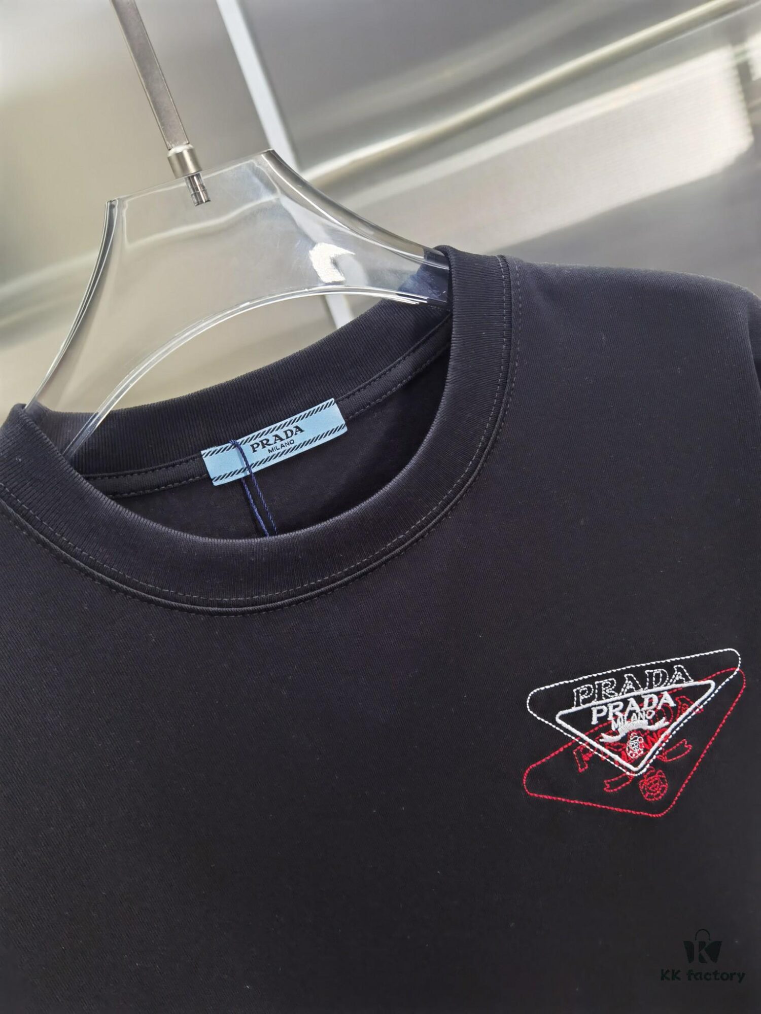 6931a120ccd8ab3d7af950a1 PR*DA Embroidered Premium Version Short Sleeve T-Shirt (Unisex Design)