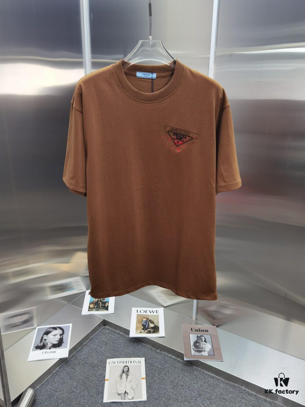 6931a120ccd8ab3d7af950a4 PR*DA Embroidered Premium Short Sleeve T-Shirt (Top Quality, Distinct from Standard Version)
