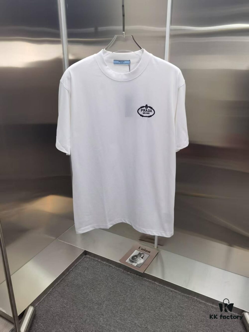 6931a121ccd8ab3d7af950b5 PR*DA Embroidered Short Sleeve T-Shirt (Premium Embroidery Version, Different from Standard)
