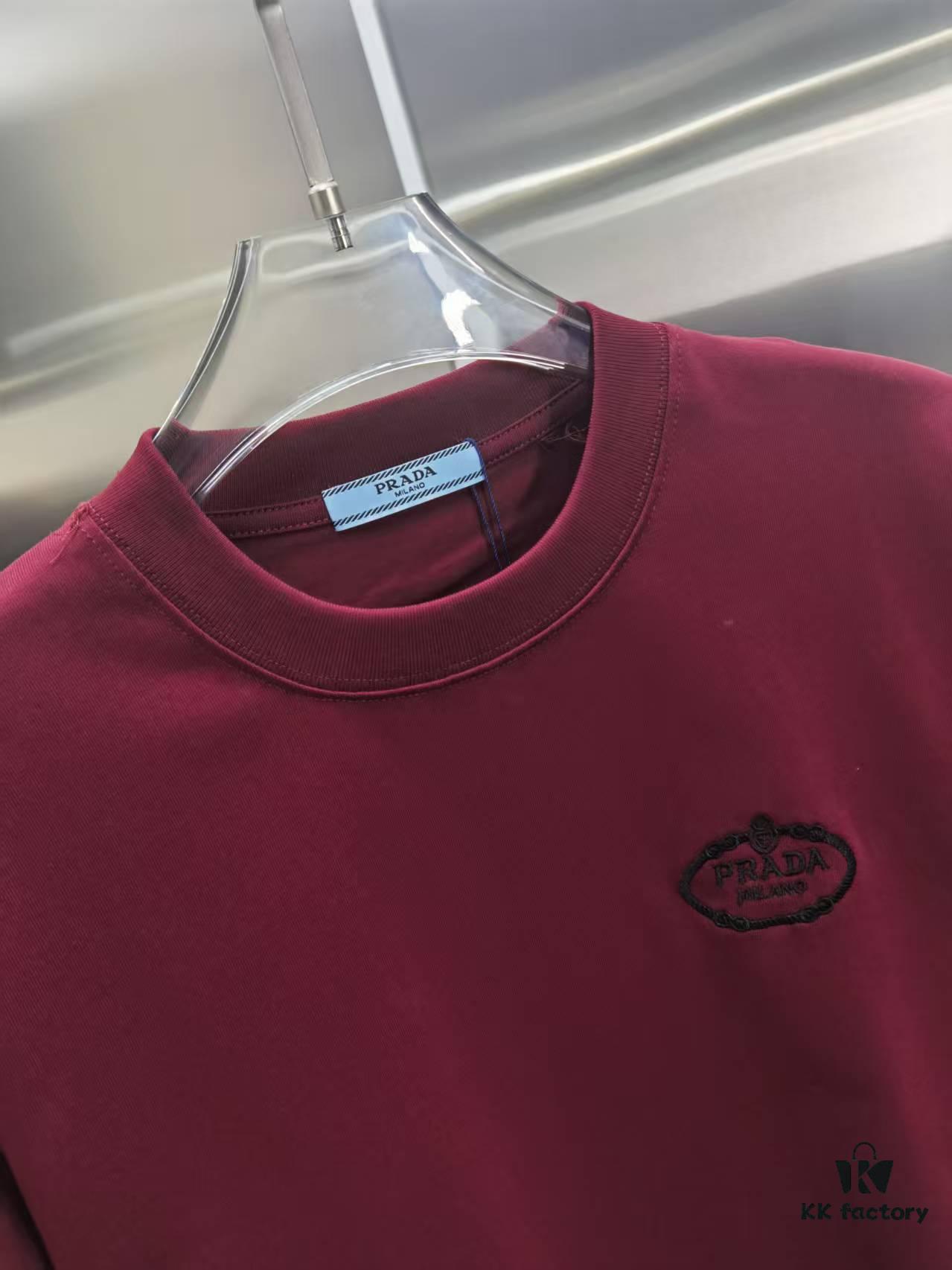 PR*DA Embroidered Premium Version Short Sleeve T-Shirt (Unisex)