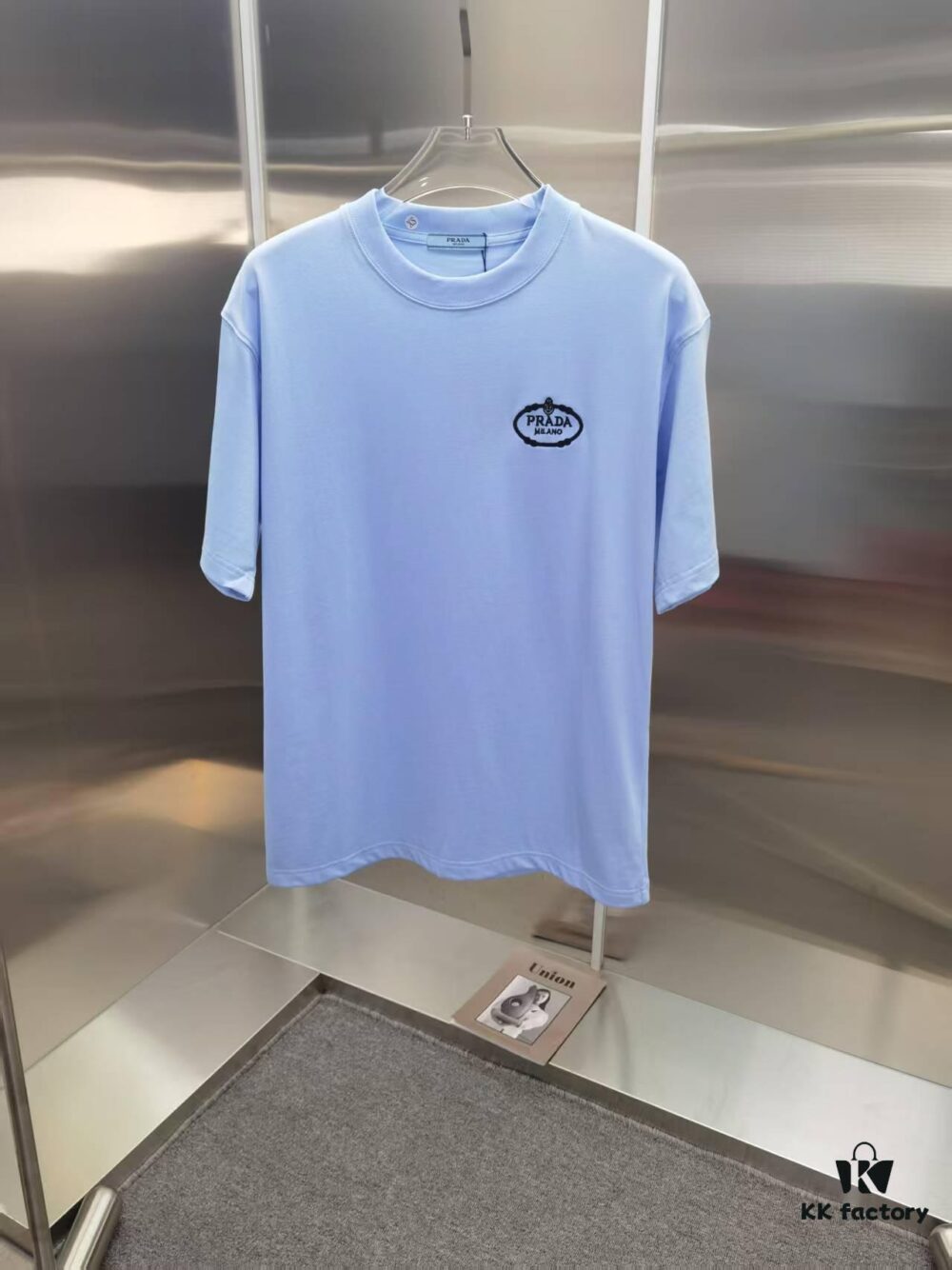 6931a122ccd8ab3d7af950c2 PR*DA Embroidered Premium Short Sleeve T-Shirt (High-End Version, Distinct from Standard Market Offerings)