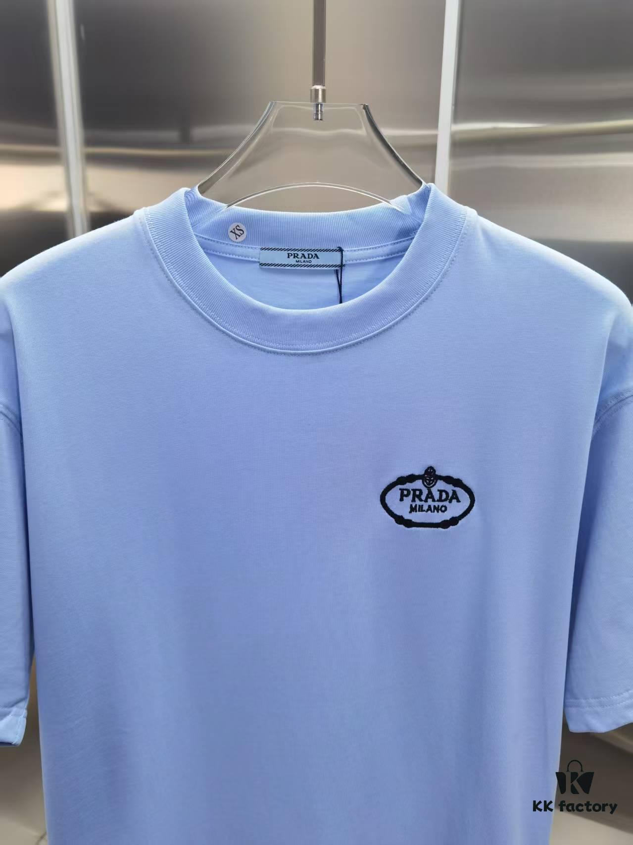 6931a122ccd8ab3d7af950c4 PR*DA Embroidered Premium Short Sleeve T-Shirt (High-End Version, Distinct from Standard Market Offerings)