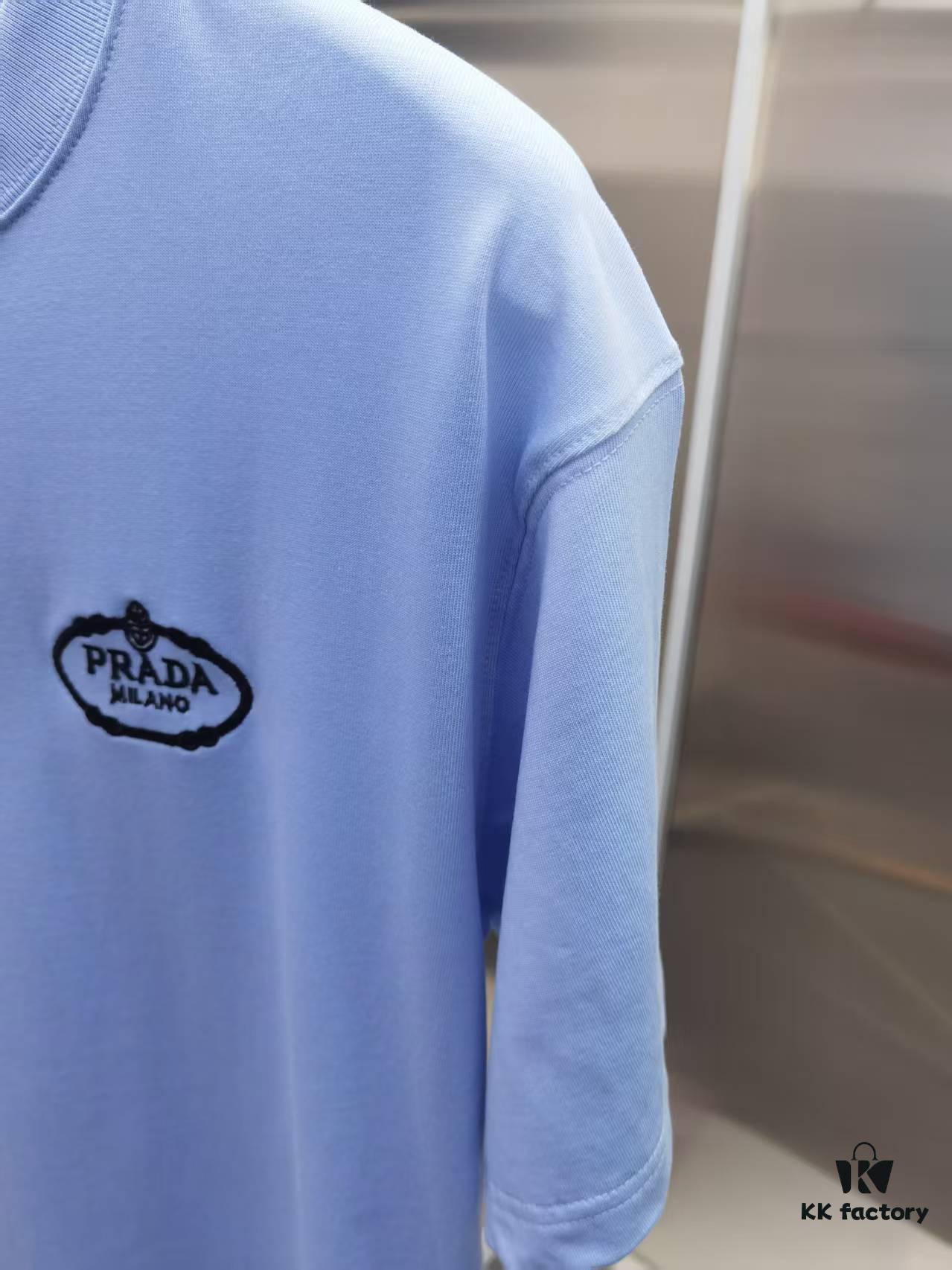 6931a122ccd8ab3d7af950c7 PR*DA Embroidered Premium Short Sleeve T-Shirt (High-End Version, Distinct from Standard Market Offerings)