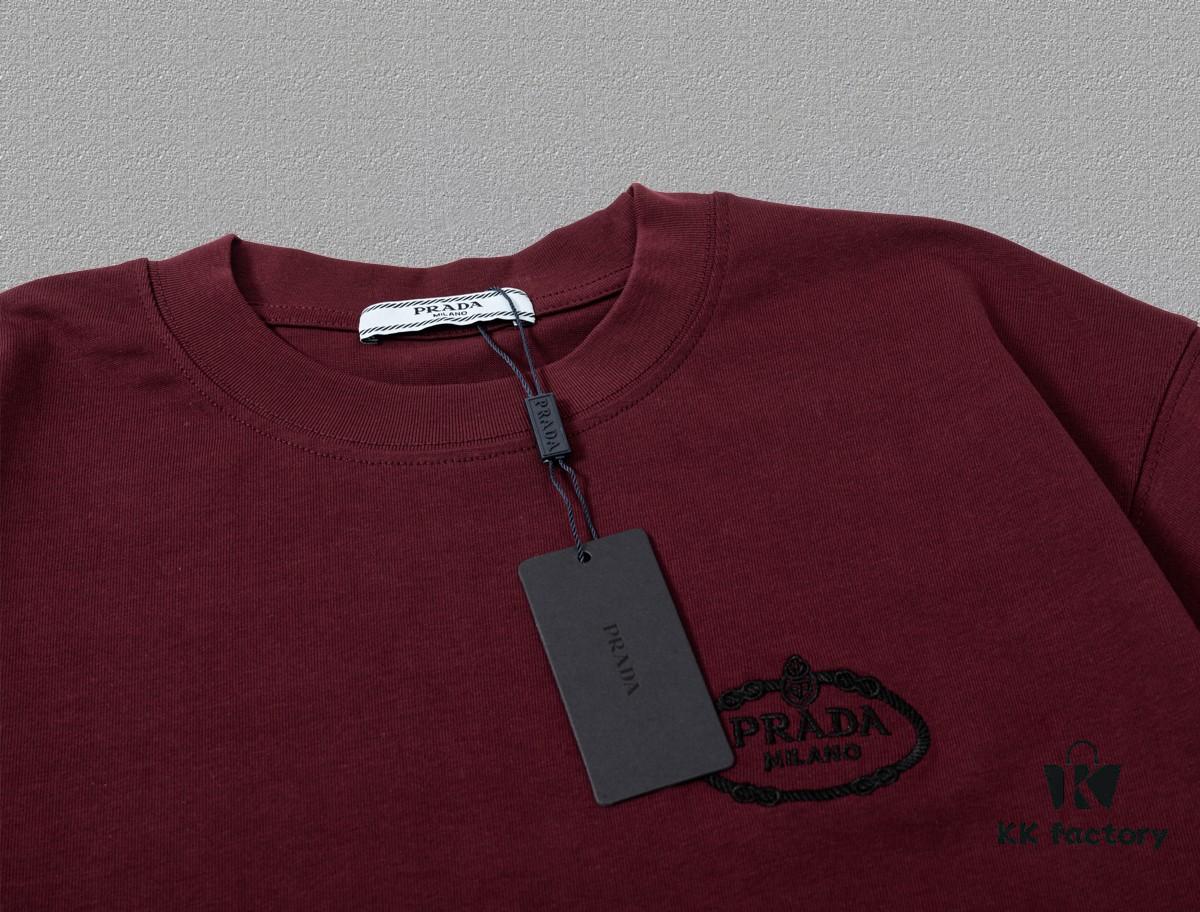 6931a123ccd8ab3d7af950e4 PR*DA Embroidered Premium Short Sleeve T-Shirt (Top-tier Quality, Distinct from Generic Versions)