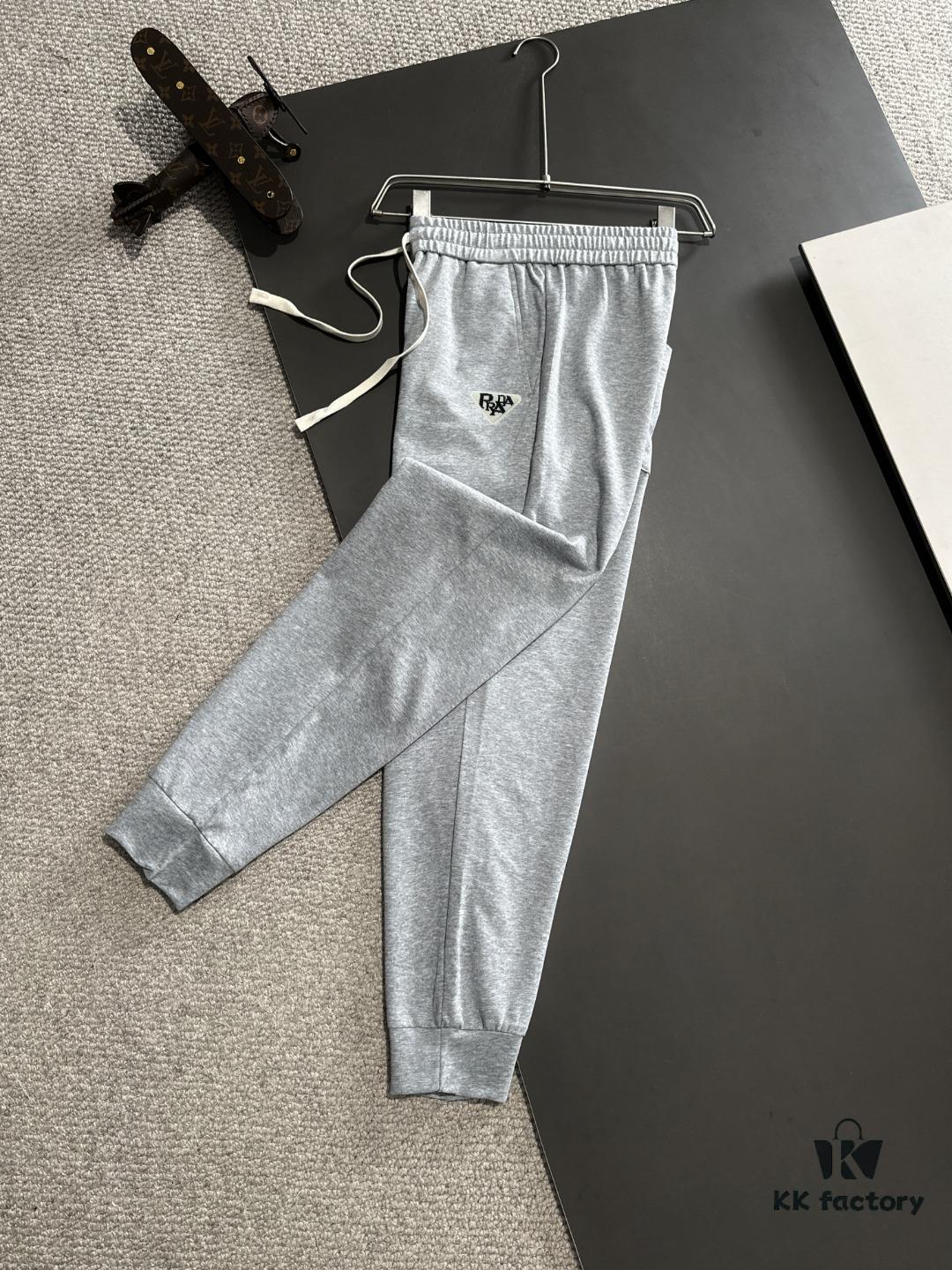 6931a125ccd8ab3d7af95104 Prada 2025 Spring/Summer New Elastic Waist Casual Trousers, Lightweight Custom Fabric from Boutique, Highly Breathable and Comfortable, Exquisite Details, Brand-Inspired Design Concept Reflecting High Quality, Soft and Delicate Touch, Leisure Cut with Excellent Fit