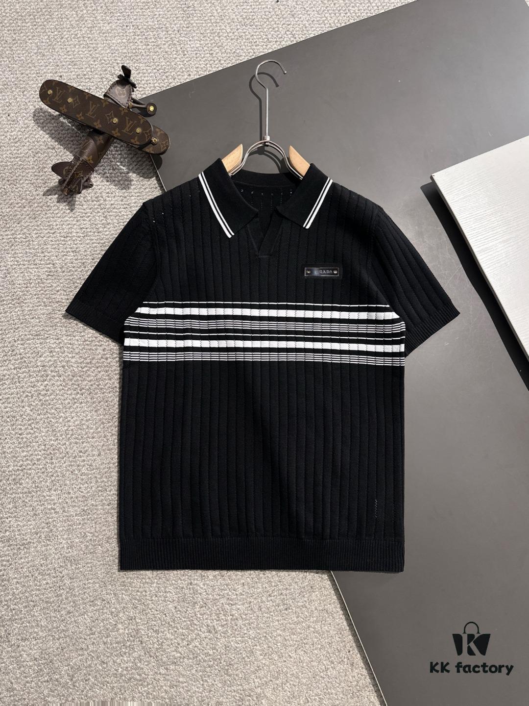 6931a126ccd8ab3d7af95117 High-Quality Prada 2025 Men's New Crew Neck Short-Sleeve T-Shirt