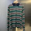 6931a129ccd8ab3d7af95156 Prada Striped Long-Sleeve Polo Shirt