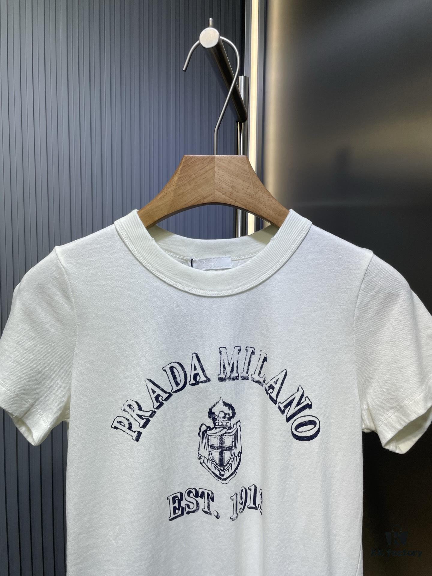 6931a12bccd8ab3d7af95184 Prada 2025 Latest Triangle Logo Printed Cotton Short-Sleeve T-Shirt, Soft and Comfortable Fabric, Fresh Design Inspiration, Highly Stylish and Representative, Comfortable, Breathable Touch, Extremely Fashionable and Timeless with Character, Premium and Versatile Look