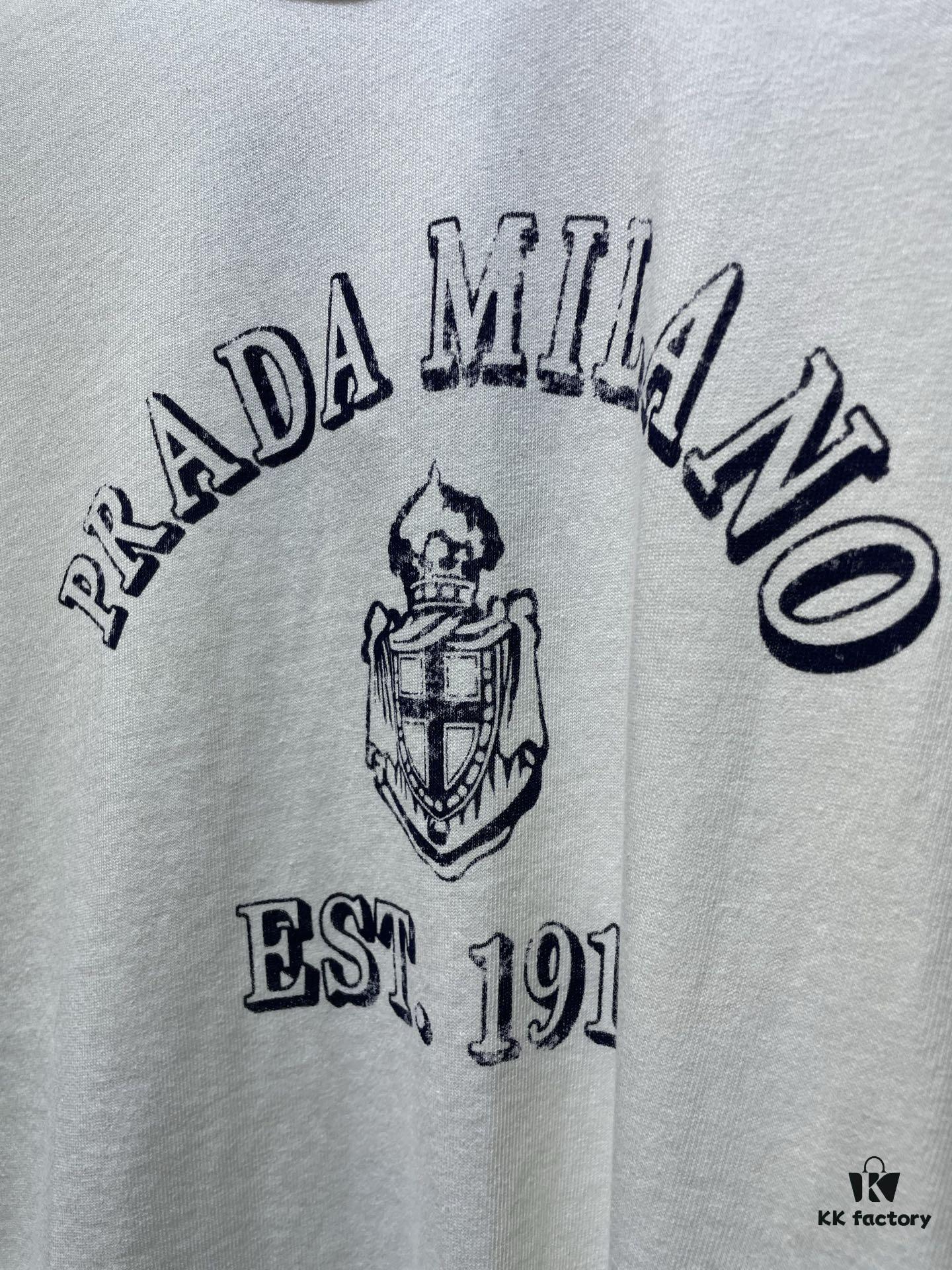 6931a12cccd8ab3d7af95188 Prada 2025 Latest Triangle Logo Printed Cotton Short-Sleeve T-Shirt, Soft and Comfortable Fabric, Fresh Design Inspiration, Highly Stylish and Representative, Comfortable, Breathable Touch, Extremely Fashionable and Timeless with Character, Premium and Versatile Look