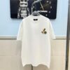 6931a12eccd8ab3d7af951b1 FENDI Men's 3D Embroidered Cotton Short Sleeve T-Shirt, Premium 280g Double-Layer Cotton Fabric, Comfortable and Soft, Spring/Summer New Arrival