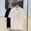 6931a12eccd8ab3d7af951b2 FENDI Men's 3D Embroidered Cotton Short Sleeve T-Shirt, Premium 280g Double-Layer Cotton Fabric, Comfortable and Soft, Spring/Summer New Arrival