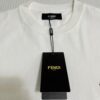 6931a12eccd8ab3d7af951b6 FENDI Men's 3D Embroidered Cotton Short Sleeve T-Shirt, Premium 280g Double-Layer Cotton Fabric, Comfortable and Soft, Spring/Summer New Arrival