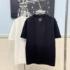 6931a12eccd8ab3d7af951bc FENDI Men's Premium Cotton Short-Sleeve T-Shirt with 3D Embroidery, Spring and Summer New Arrival
