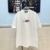 6931a12eccd8ab3d7af951c3 FENDI Men's Premium Cotton Embroidered Casual Short Sleeve T-Shirt, 280g Double-Layer Cotton Fabric, 3D High-End Embroidery, Spring and Summer New Arrival