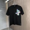 6931a12fccd8ab3d7af951cb FENDI Fendi 2025 Spring/Summer New Arrival Round Neck Short Sleeve T-Shirt with Hand-Painted Front and Back Print, Made from 320g Double-Yarn Combed Cotton, Slightly Loose Fit, Soft and Substantial Fabric, Unisex Design