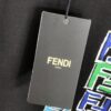 6931a12fccd8ab3d7af951d0 FENDI Fendi 2025 Spring/Summer New Arrival Round Neck Short Sleeve T-Shirt with Hand-Painted Front and Back Print, Made from 320g Double-Yarn Combed Cotton, Slightly Loose Fit, Soft and Substantial Fabric, Unisex Design