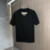 6931a12fccd8ab3d7af951d2 FENDI Fendi 2025 Spring/Summer New Arrival Round Neck Short Sleeve T-Shirt with Hand-Painted Front and Back Print, Made from 320g Double-Yarn Combed Cotton, Slightly Loose Fit, Soft and Substantial Fabric, Unisex Design
