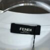 6931a130ccd8ab3d7af951d8 FENDI Fendi 2025 Spring/Summer New Arrival Round Neck Short Sleeve T-Shirt with Hand-Painted Front and Back Print, Made of Heavyweight 320g Double-Yarn Combed Cotton Fabric, Slightly Loose Fit, Soft and Substantial Fabric Texture, Unisex Design